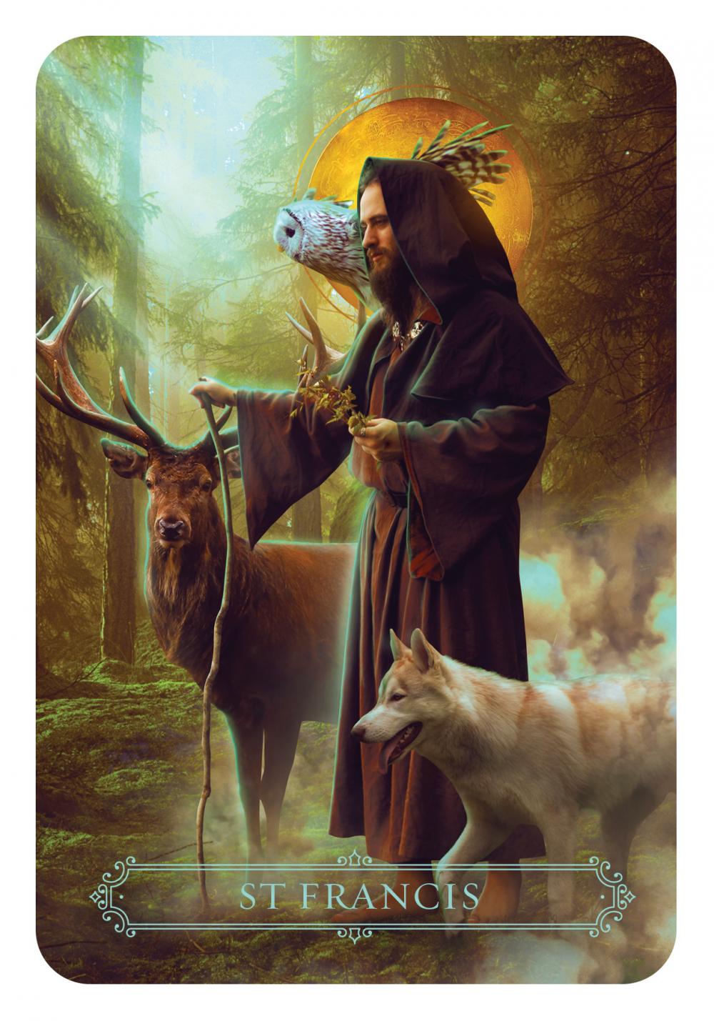 Sebastian - Saints and Mystic Reading Cards by Wesley-Souza on
