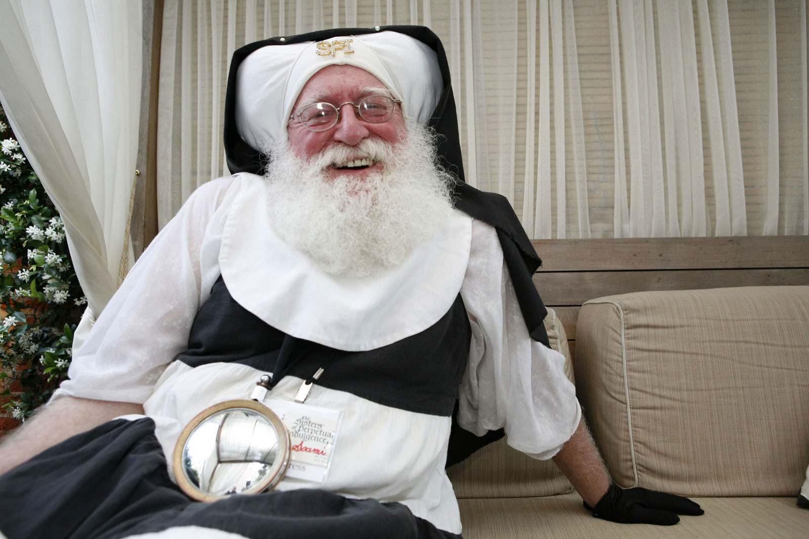Sr. Soami at the Saints+Sinners LGBTQ+ Literary Festival, New Orleans